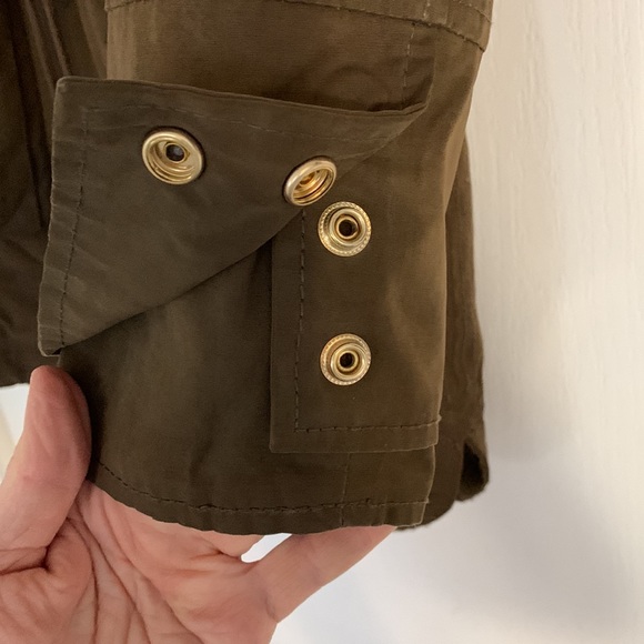 EUC olive coloured  Zara coat. - Picture 4 of 11